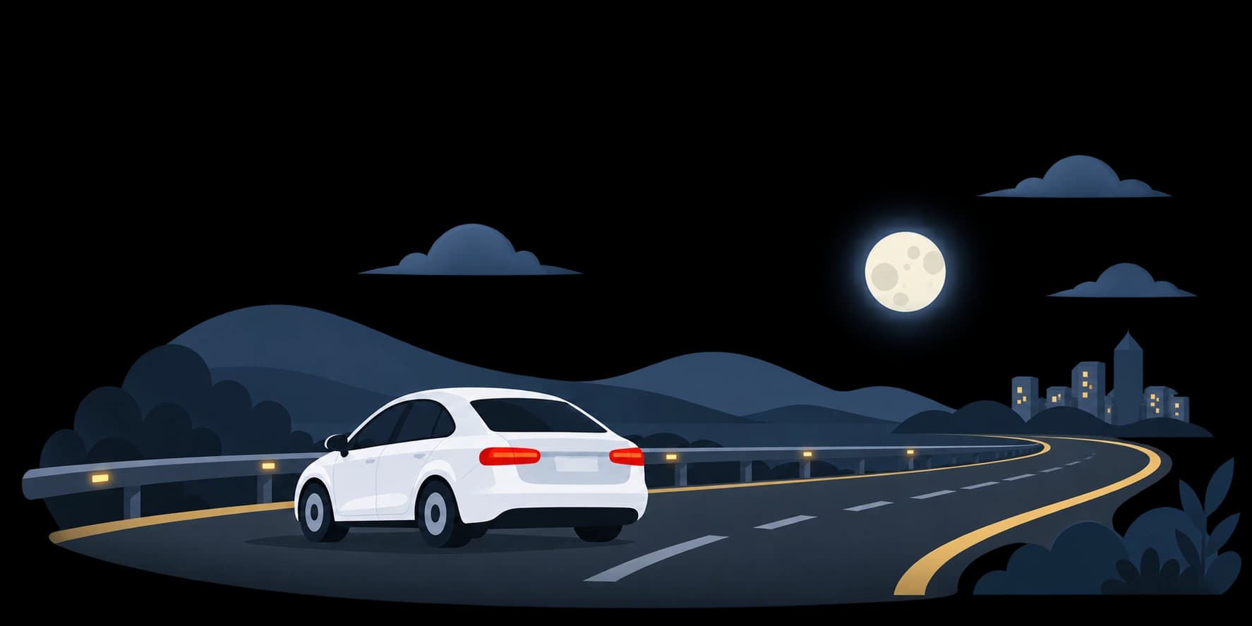 Shared Journey at Night